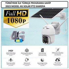 Resim Wificam 4G Sim Kartlı Solar Güvenlik Kamerası 