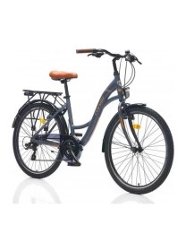 Resim Corelli Glowie 28 Jant 51CM Gri Kahve Bakır Şehir Bisikleti 