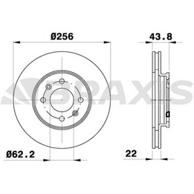 Resim ON FREN DISK AYNASI HAVALI ACCENT BLUE 1.4 BENZINLI 1.6 CRDI 2011> KIA RIO 1.2 1.4 BENZINLI 1.4 DIZEL 2011> 256 MM 