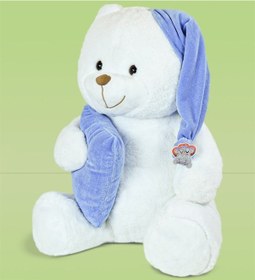 Resim 80 Cm Yastıklı Uyku Arkadaşı Peluş Ayıcık 