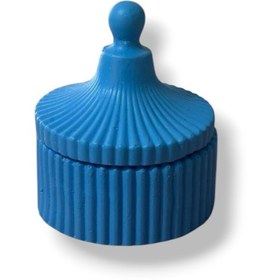 Resim Mavi Kapaklı Ojbe Saklama Kutusu Mavi 