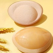 Resim 2 adet yeni bikini iç çamaşırı pedleri, kadınlar için uygun, Açık Bej renkli malzemeden, elde yıkanabilir, yüksek kaliteli yapıştırıcı, yabancı cisim hissi yok, güçlü toplanma etkisi 