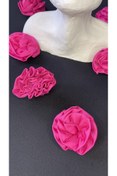 Resim Ozpas Dekoratif Yapay Çiçek Pembe Kumaş 6.5cm En 5 Ad. 