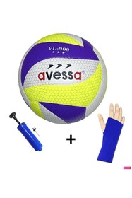 Resim Avessa Vl-900-100 Yumuşak Yapıştırma Voleybol Topu Pompa ve Kolluk Set 