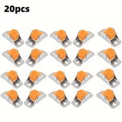 Resim 20 adet 1.27 cm Mini Mobilya Tekerlekleri - Tüllü, Yatak, Ofis ve Ev Mobilyaları için Ağır Hizmet PVC Döner Çekmeceler, Pürüzsüz Kayma Hareketi, Sağlam Metal Çerçeve, Kolay Kurulum, Mobilya Tekerlekleri, Tüllü Oda Hareketliliği, Modern Tekerlek Tasarımı, Dayanıklı Tekerlek İnşası 
