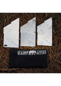 Resim Kamp Ayısı Coffdripp V60 Filtre Kahve Demlik: Katlanabilir Paslanmaz Çelik Kahve Dripper 