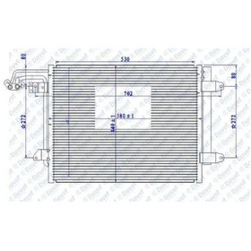 Resim Klima Radyatoru Kondenser Caddy 3 Touran 2003-2009 504615614 
