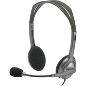 Resim LOGITECH H111 STREO MİKROFONLU HEADSET SİYAH KULAKLIK 981-000593 