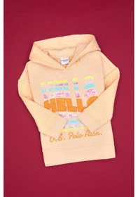 Resim U.S. Polo Assn. Kız Çocuk Pembe Kapüşonlu Sweatshirt 50314268-VR053 