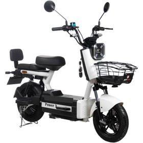 Resim Stmax Power X Elektrikli Moped Beyaz 