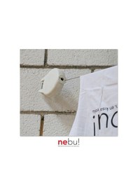 Resim Duvara Monte Tek Ipli Yeni Nesil Çek Bırak Portatif Katlanabilen Pratik Kolay Çamaşır Ipi 4.2mt - Beyaz 