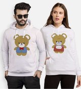 Resim Tshirthane Ayıcık Sevgili Kombinleri Kapüşonlu Kombini 