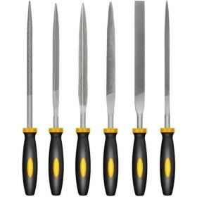 Resim Aesco Mini Metal Eğe Seti, 5X180 Mm, 6 Parça, Profesyonel El Aleti 