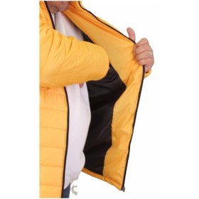 Resim Mocgrande Büyük Beden Jessica Su Itici Mont 22820 Hardal - 3Xl Hardal 