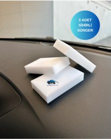 Resim euroist Sihirli Sünger, Sihirli Temizlik Süngeri (3 ADET) - 10x6x2 Cm 