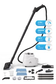 Resim PiranTech CB-103A Güçlü Buharlı Temizlik Makinesi | Ev Tipi Kimyasalsız Hijyen 