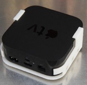 Resim Apple Tv 4K Tv Dağı Masaüstü Tutucu Kılıf Kutu Aksesuar Aparat 