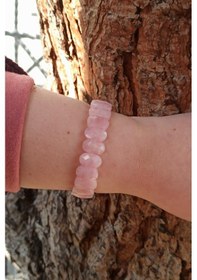 Resim Pembe Kuvars Bileklik Rose Quartz 677 Çok Renkli 