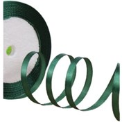 Resim Saten Kurdele 2 cm 10 Metre Koyu Yeşil 