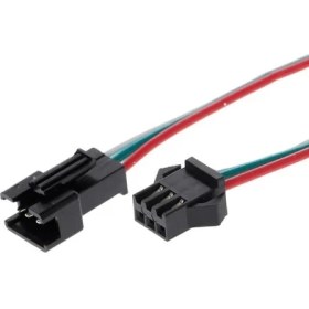 Resim Jst Sm 3 Pin Kablolu Soket Konnektor Takım (IC-261J-3) 