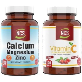 Resim Ncs Vitamin C 1000 Mg 120 Tablet Kalsiyum 120 Tablet Magnezyum 