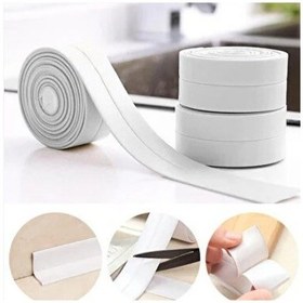 Resim Beyaz Su Sızdırmaz Lavabo Kenar Bandı 3.2m Çok Renkli 