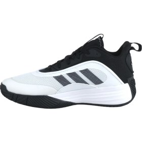 Resim adidas Ownthegame 3.0 Erkek Beyaz Basketbol Ayakkabısı (IF4565) 