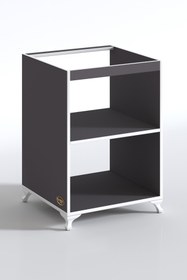 Resim Kenzlife Ocak Dolabı Figen Gri 85*60*57 Mutfak Modül Mini Fırın Ankastre Ocak İçin 