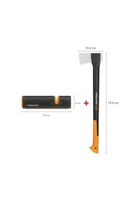 Resim Fiskars Yarma Baltası L-x21 + Balta Ve Bıçak Bileyici 