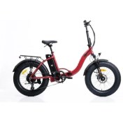 Resim Corelli Vonıq-s Eco Fat Bıke Elektrikli Katlanır Bisiklet 42cm Md 20 Jant 7 Vites Dark Red 