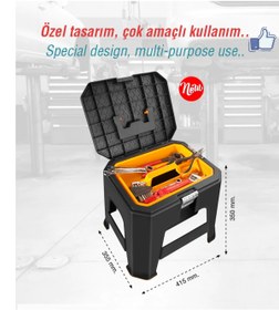 Resim Superbag Süper Bag Tabure Takım Çantası Metal Kilitli Balıkçı Çantası 
