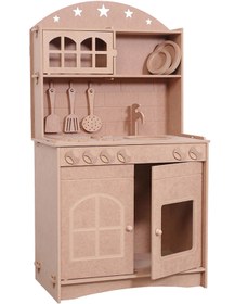 Resim Buradadavar Hobi Ahşap Ahşap Montessori Çocuk Oyuncak Mutfak Servis Seti (EKONOMİK SADE SET) 