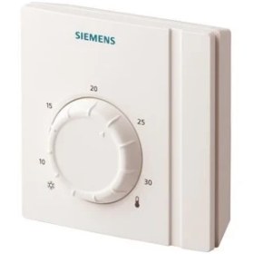 Resim Siemens RAA21 Elektromekanik Kablolu Oda Termostatı Mekanik Kontrol Paneli ve Ayar Düğmesi 