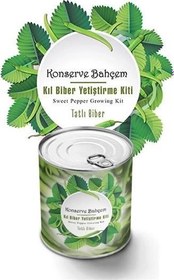 Resim Konserve Bahçem Evde Konservede Tatlı Sivri Biber Yetiştirme Kiti 