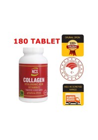 Resim Collagen 1000 MG Hyaluronic Acid Vitamin C 180 Tablet Kolajen 