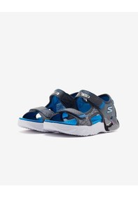 Resim Skechers Creature - Splash Büyük Erkek Çocuk Gri Işıklı Sandalet 400614l Ccbl Gri 