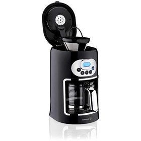 Resim A866 Drippa LCD Ekran Siyah Filtre Kahve Makinesi 