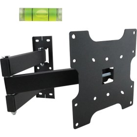 Resim Qaso Altus 32'' Inç 80 Ekran Uyumlu Çift Kollu Televizyon Hareketli Duvar Askı Aparatı LCD LED 