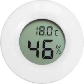 Resim Kuluçka Makinasi Probsuz Termometre Nem Ölçer Dijital LCD Ekran Yuvarlak Pili Dahil 