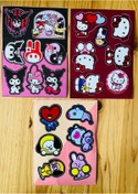 Resim icase Kuromi Melodi BTS Hello City Sticker Çıkartma Set 3'lü 