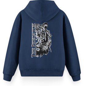 Resim The Predator - Premium Oversize Hoodie - Lacivert / L / Oversize 