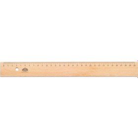 Resim Cetvel Tahta Takviyesiz 30 Cm 00035 Turuncu 