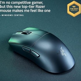 Resim Razer Viper V4 Pro - Kablosuz simetrik e-spor oyun faresi - Ultra hafif 50 g - HyperSpeed Gen-2, 8 KHz'e kadar yoklama hızı - Focus Pro 50K sensör - Optik kaydırma tekerleği - PC/Mac | Beyaz 