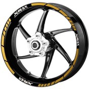 Resim Deeb Yamaha X-Max Jant Şeridi Sarı Beyaz Model X 