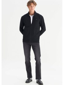 Resim Wrangler Selanik Full Zip Siyah Erkek Sweatshirt W2520533001 Siyah 