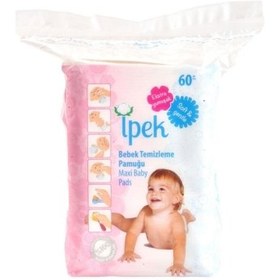 Resim İpek Hidrofil Maxi Bebek Temizleme Pamuğu 60 adet 