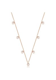 Resim Emılıano Jewellery Silver 925 Ayar Zirkon Taşlı Tiffany Kolye Gold - Rose Gold - Gümüş 