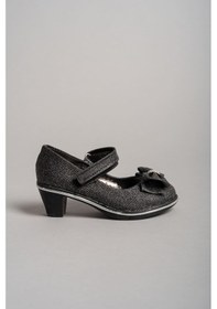 Resim EPAAVM - Topuklu Fiyonklu Siyah Star Kız Çocuk Ayakkabı - EYL... Siyah 