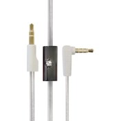 Resim Monster Aux ve Kulaklık Kablosu Mikrofonlu (3.5mm Jak) - Gümüş 