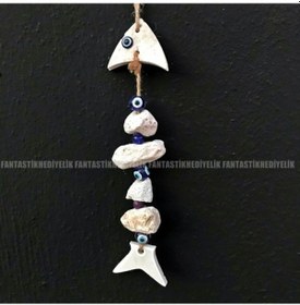 Resim Balık Nazar Boncuk Bahçe Balkon Duvar Saksı Kapı Süs Sarkaç (427299761) 